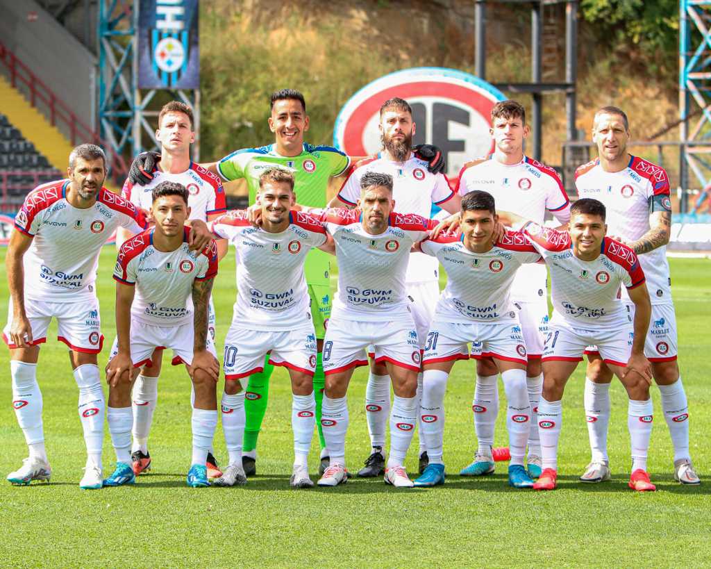 Oncena inicial del Unión La Calera que salió a enfrentar a Huachipato en la Fecha 2 del Campeonato Itaú 2024.